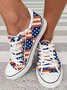 America Flag Casual Canvas Shoes