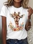 Deer Loose Casual T-Shirt