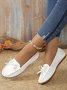 Plain All Season Casual Pu Shallow Shoes