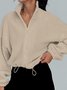 Loose Casual Teddy Jacket
