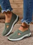 Mesh Fabric Casual Plain Shallow Shoes