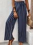 Casual Striped Loose Pants