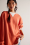 Women Oversized Color Block Long Sleeve Sweatshirt Casual Crew Neck Shirt Loose Fit Pullover Top Y2K Clothes