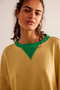 Women Oversized Color Block Long Sleeve Sweatshirt Casual Crew Neck Shirt Loose Fit Pullover Top Y2K Clothes