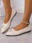 Casual All Season Pu Plain Shallow Shoes