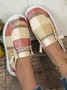 Fabric Plaid Casual All Season Casual Shoes