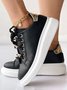 Plain Casual Thick Bottom Skate Shoes