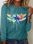 Casual Loose Dragonfly T-Shirt