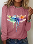 Casual Loose Dragonfly T-Shirt