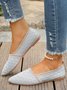 All Season Mesh Fabric Casual Plain Shallow Shoes