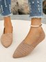 All Season Mesh Fabric Casual Plain Shallow Shoes