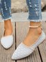 All Season Mesh Fabric Casual Plain Shallow Shoes