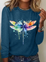 Casual Loose Dragonfly T-Shirt