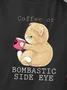 Cross-Eyed Cat And Coffee Fun T-Shirt