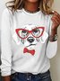 Dog Casual Cotton-Blend T-Shirt