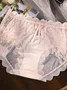 Ice lace mesh hollowed out breathable women's underwear