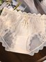 Ice lace mesh hollowed out breathable women's underwear