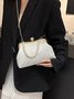Elegant Imitation Pearl Beaded Handbag Clutch Bag with Detachable Crossbody Strap