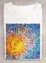 Abstract Casual T-Shirt