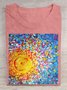 Abstract Casual T-Shirt
