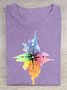 Crew Neck Casual Cotton T-Shirt