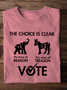 Loose Text Letters Empowerment Casual T-Shirt