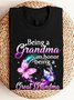 Being a grandmother is an honor, being a great-grandmother is priceless Grandma Sweatshirt