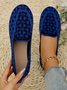 Mesh Fabric All Season Ethnic Shallow Shoes