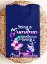 Being a grandmother is an honor, being a great-grandmother is priceless Grandma Sweatshirt