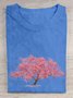 Casual Tree Cotton T-Shirt