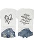 Text Letters Casual T-Shirt