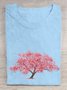 Casual Tree Cotton T-Shirt