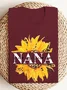 Nana Sunflower | Personalized  Grandma T-Shirt