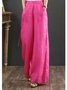 Casual Plain Pants