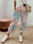 Floral Casual Pants