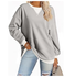 Women Oversized Color Block Long Sleeve Sweatshirt Casual Crew Neck Shirt Loose Fit Pullover Top Y2K Clothes