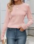 Casual Plain Loose Blouse