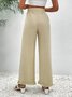 Casual Loose Plain Pants