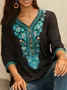 Floral Loose Casual Blouse
