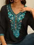 Floral Loose Casual Blouse