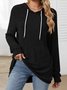 Plain Hoodie Loose Casual Hoodie