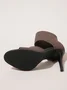 Minimalist Knitted Mesh Stiletto Heel Ankle Strap Sandals