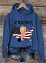 Figure Loose Western Style Hoodie Hoodie