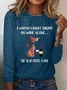 Dog Cotton-Blend Loose Casual T-Shirt