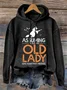 Halloween Hoodie Cotton-Blend Western Style Hoodie