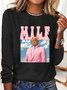 Loose Casual Cotton-Blend T-Shirt