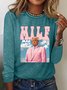 Loose Casual Cotton-Blend T-Shirt