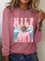 Loose Casual Cotton-Blend T-Shirt