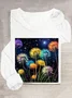 Loose Dandelion Casual T-Shirt