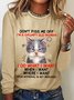 Don't Piss Me Offi'm A Grumpy Old Woman Long Sleeve Shirt